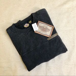 Harley Davidson Distressed Crew Neck Sweater